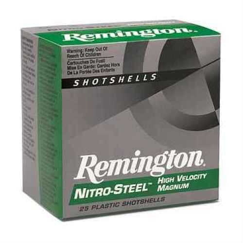 12 Gauge 25 Rounds Ammunition Remington 2 3/4" 1 1/4 oz Steel #T